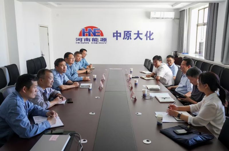鹤煤公司与销售总公司一行到QY千亿国际走访 ?